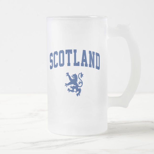 Caneca De Cerveja Vidro Jateado Escócia (Direita)