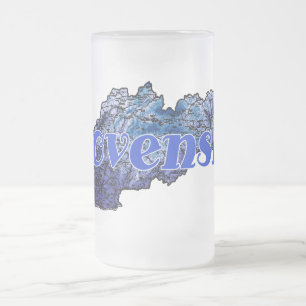 Caneca De Cerveja Vidro Jateado Eslováquia