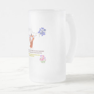 Caneca De Cerveja Vidro Jateado Esperança nasce aqui