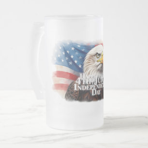 Caneca De Cerveja Vidro Jateado Espírito de Independência