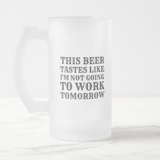 Caneca De Cerveja Vidro Jateado Esta cerveja prova o gosto