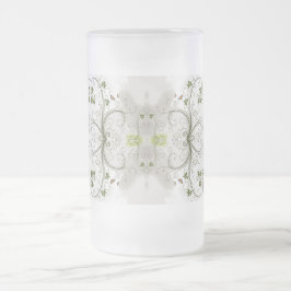 Caneca De Cerveja Vidro Jateado Estilos Clássicos Scrollworks