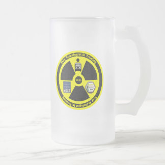 Caneca De Cerveja Vidro Jateado Estudante De Radiologia No Treinamento De Mugs