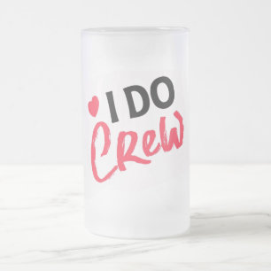 Caneca De Cerveja Vidro Jateado Eu Faço Fosco De Vidro De Vidro De Tripulação