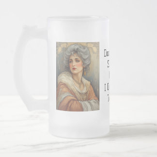 Caneca De Cerveja Vidro Jateado Eu não bebo para isso!!