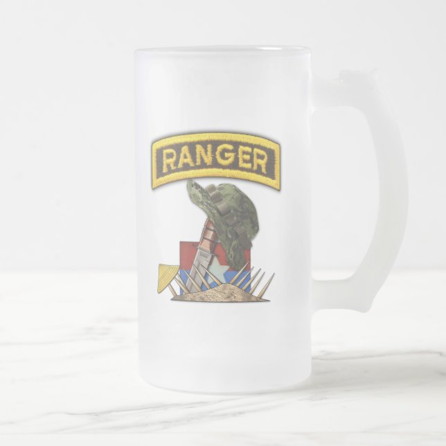 Caneca De Cerveja Vidro Jateado Exército Guardiões Vetores do Vietnã (Direita)