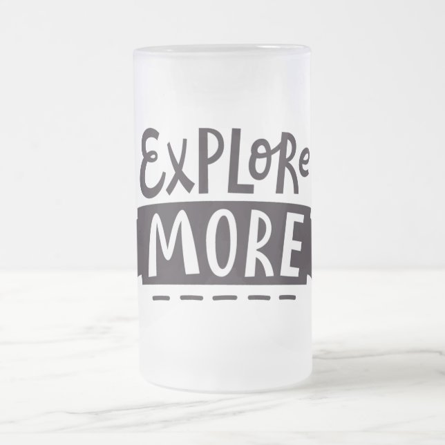 Caneca De Cerveja Vidro Jateado Explore mais (Centro)