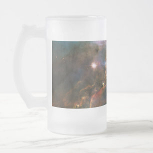 Caneca De Cerveja Vidro Jateado Explosão da estrela do Supernova das nebulosa da