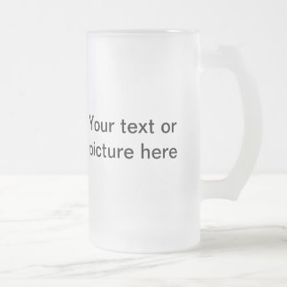 Caneca De Cerveja Vidro Jateado Faça seu próprio vidro personalizado costume