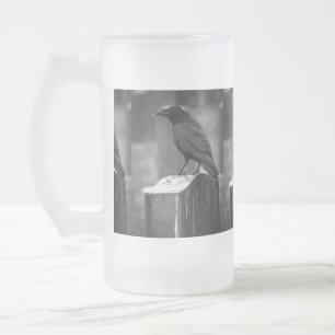 Caneca De Cerveja Vidro Jateado Falha Ao Encontrar Uma Pena