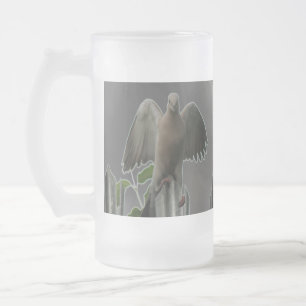 Caneca De Cerveja Vidro Jateado Fallen Angel Dove Fosco