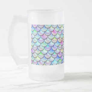 Caneca De Cerveja Vidro Jateado Falln Rainbow Bubble Scalid