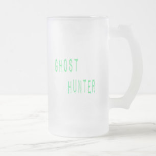 Caneca De Cerveja Vidro Jateado Fantasma Hunter