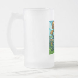 Caneca De Cerveja Vidro Jateado Fantasy football