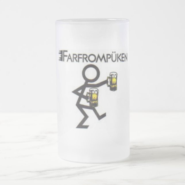 Caneca De Cerveja Vidro Jateado farfrompüken (Centro)