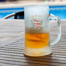 Caneca De Cerveja Vidro Jateado Favor Personalizado para Festa de Fim de Semana da