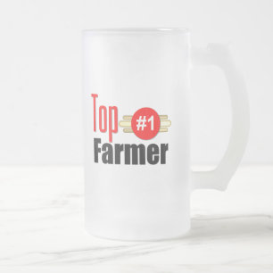 Caneca De Cerveja Vidro Jateado Fazendeiro superior