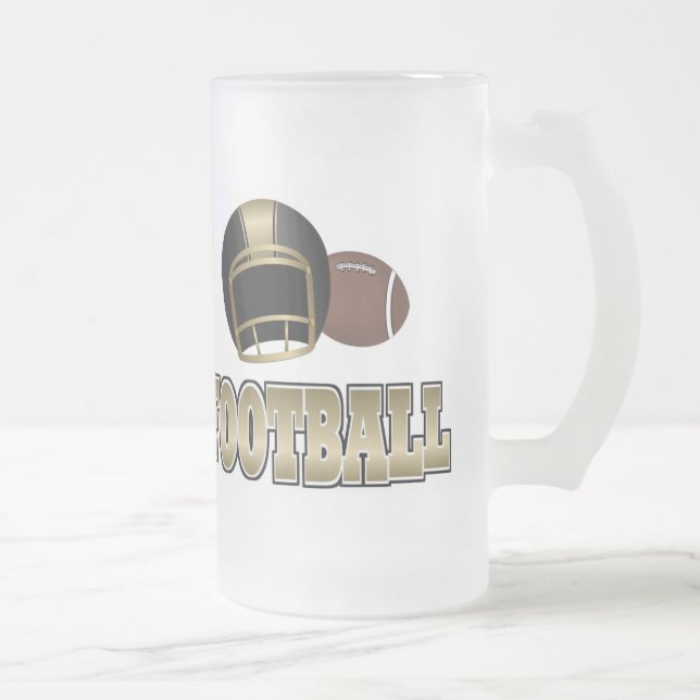 Caneca De Cerveja Vidro Jateado FB Mug (Direita)