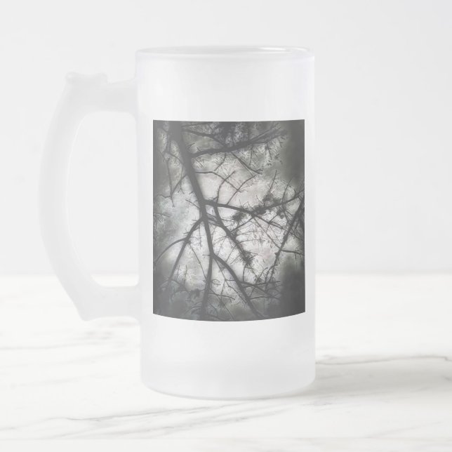 Caneca De Cerveja Vidro Jateado Fechando em (Esquerda)