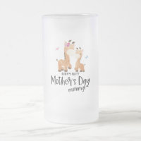 Feliz Dia da Primeira Mãe 🦒 Girafa + Borboletas