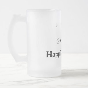 Caneca De Cerveja Vidro Jateado Felizmente Engajado adicionar nome do casal letra