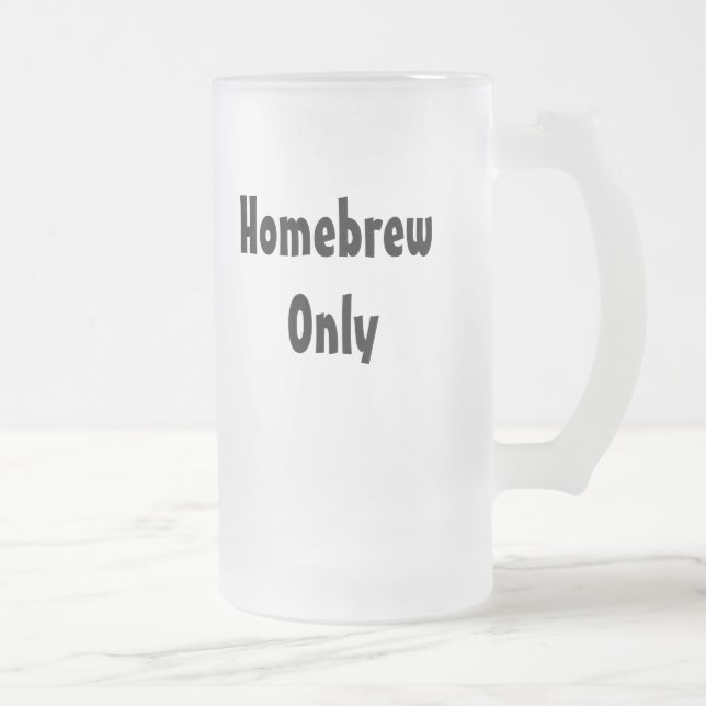 Caneca De Cerveja Vidro Jateado Fermentação home somente (Direita)