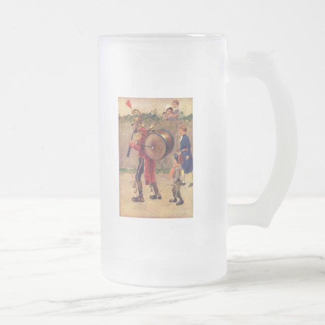 Caneca De Cerveja Vidro Jateado Folktale (Direita)