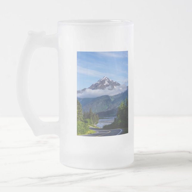 Caneca De Cerveja Vidro Jateado Fosco (Esquerda)