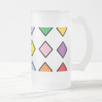 Fosco arte da caneca do vidro de fosco de 16 onças