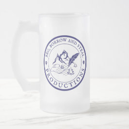 Caneca De Cerveja Vidro Jateado Fosco Beer Mug BBSProduções