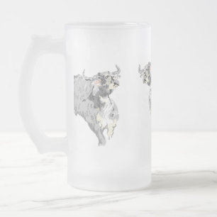 Caneca De Cerveja Vidro Jateado Fosco Beer Mug: Buffalo está em fuga