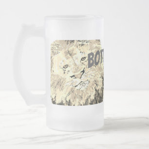Caneca De Cerveja Vidro Jateado Fosco Beer Mug : Encaixe.