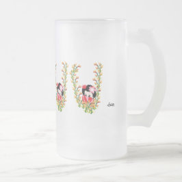 Caneca De Cerveja Vidro Jateado Fosco Beer Mug: Olhe Dentro