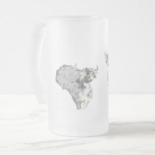 Caneca De Cerveja Vidro Jateado Fosco Beer Mug: Sede como Buffalo