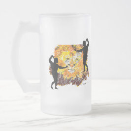 Caneca De Cerveja Vidro Jateado Fosco Beer Mug : Trabalhe