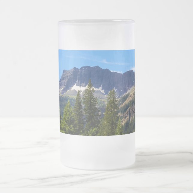 Caneca De Cerveja Vidro Jateado Fosco de Prata Montana Beer Mug (Centro)