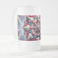 Fosco de vidro com design de cores norueguesas