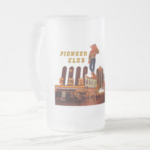 Caneca De Cerveja Vidro Jateado Fosco de vidro de Las Vegas