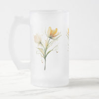 Fosco de vidro do  Elegante - Design de Buquê Flor
