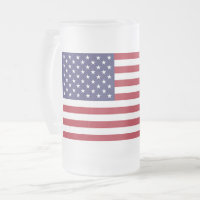 Fosco Glass Mug com pavilhão dos Estados Unidos