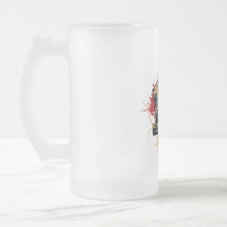 Caneca De Cerveja Vidro Jateado Fosco guilda