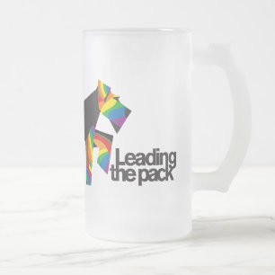 Caneca De Cerveja Vidro Jateado Fosco LTP Mug