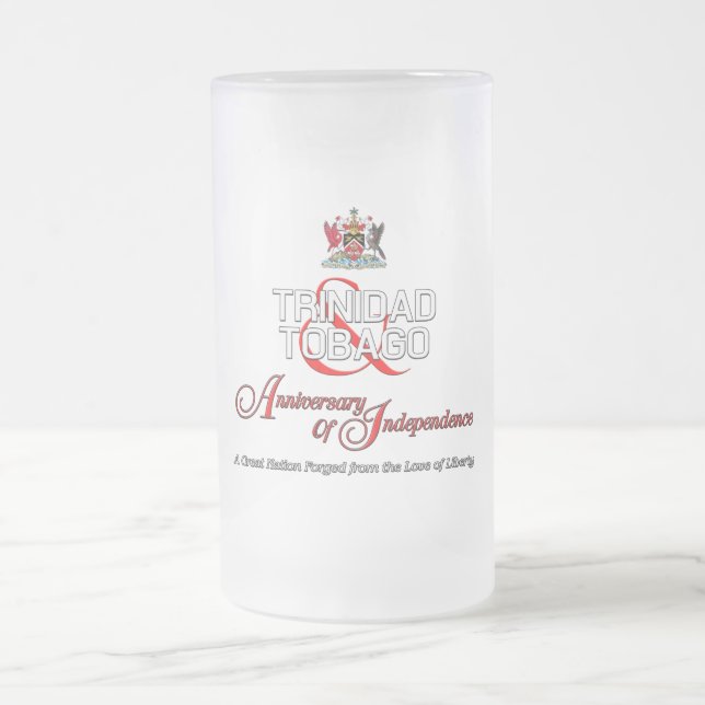 Caneca De Cerveja Vidro Jateado Fosco Mug de Independência T&T (Centro)