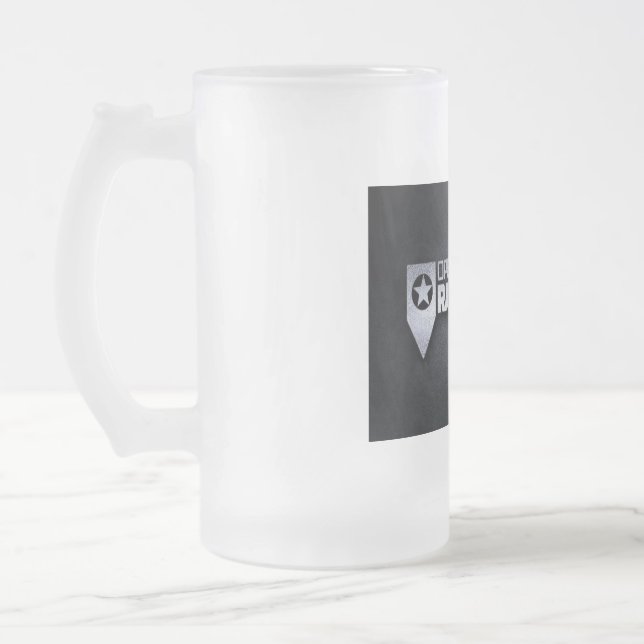 Caneca De Cerveja Vidro Jateado FOSCO ORP Beer Mug (Esquerda)