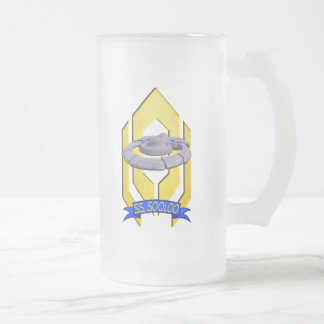 Caneca De Cerveja Vidro Jateado Fosco Sooloo Mug