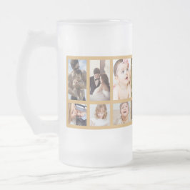 Caneca De Cerveja Vidro Jateado Foto do Dia de os pais do melhor Pai já Dourado e 