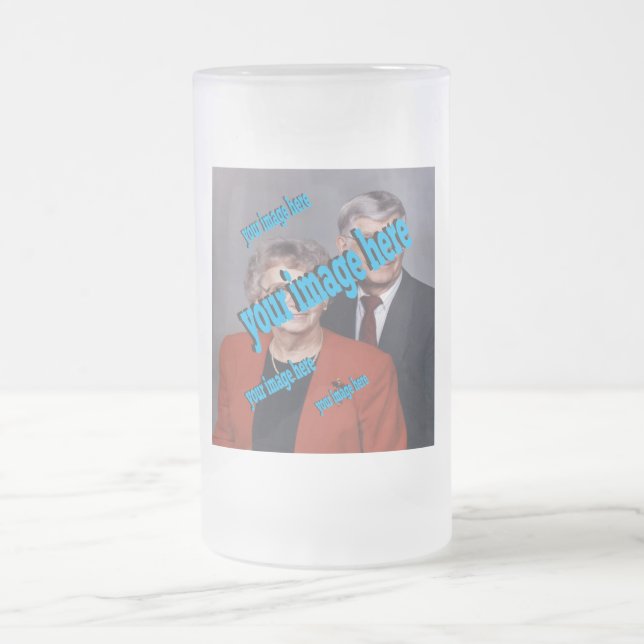 Caneca De Cerveja Vidro Jateado Foto FAMILIAR ✨ Excelente Personalização (Centro)