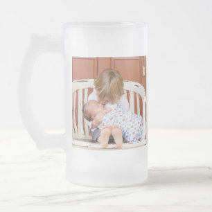 Caneca De Cerveja Vidro Jateado Foto personalizada