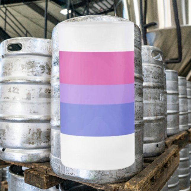 Caneca De Cerveja Vidro Jateado Frosted Bi Vibes (Criador carregado)