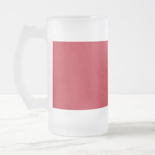 Caneca De Cerveja Vidro Jateado Fundo Vermelho Escuro